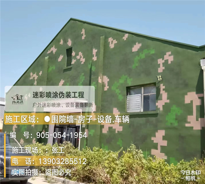 日喀则外墙数码迷彩漆施工报价清单（100㎡标准墙面测算）